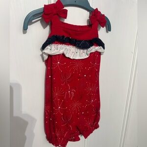 Red and Blue Kids One Piece